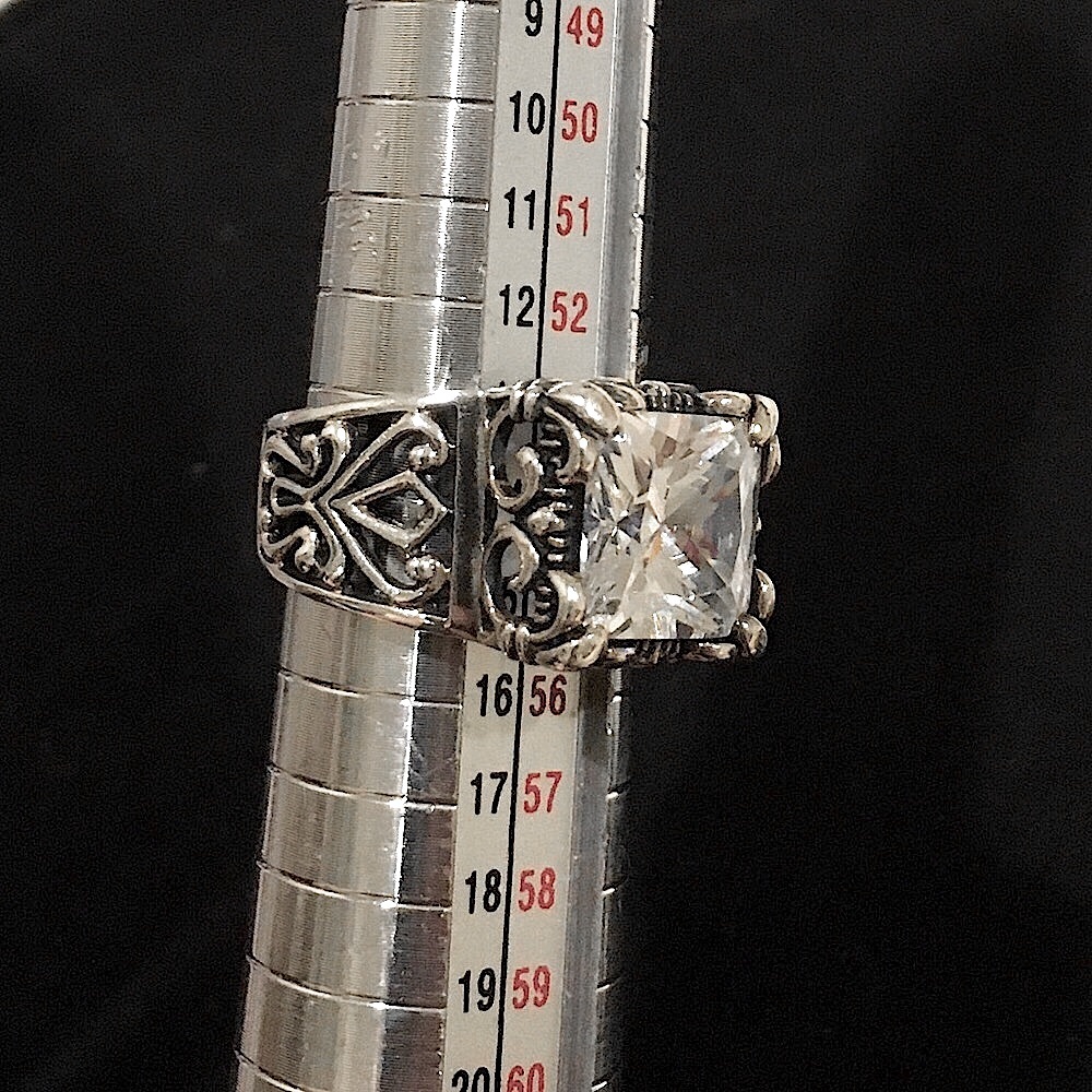 SILPADA Uptown Sterling Silver CZ Cocktail Ring - Picture 6 of 10